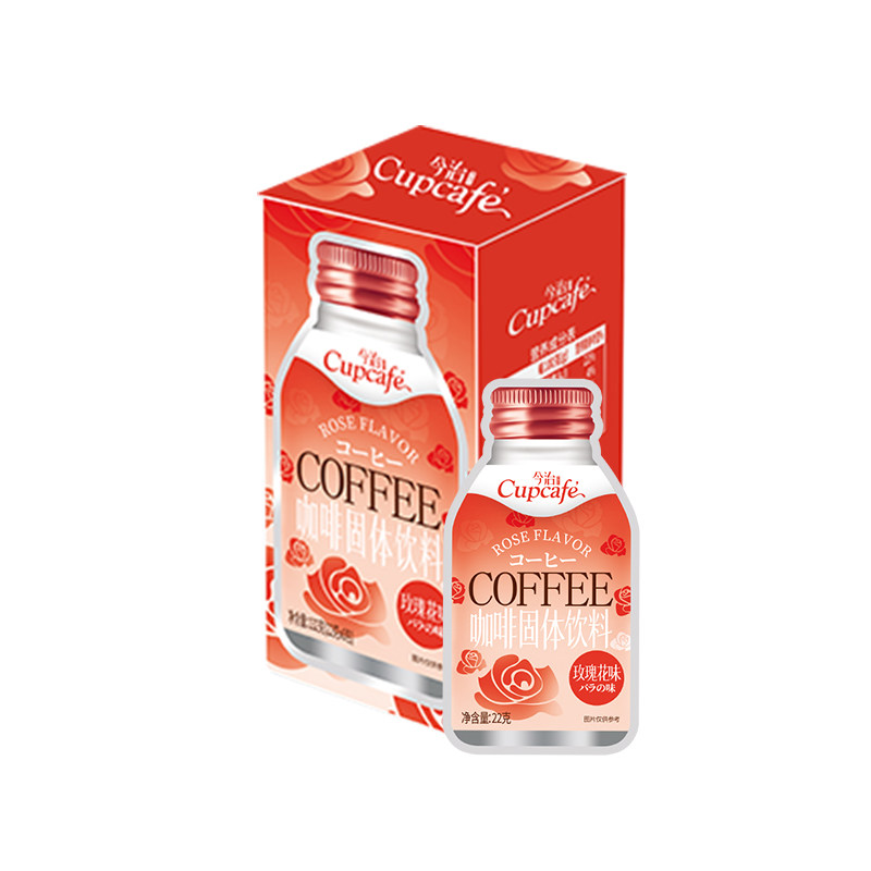 今治Cupcafe樱花/桂花/玫瑰花味花香速溶咖啡粉固体饮料