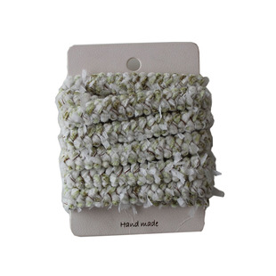 Snowflakes 飞雪1.2cm 韩国花呢镶边辅料立体小香风花边流苏织带