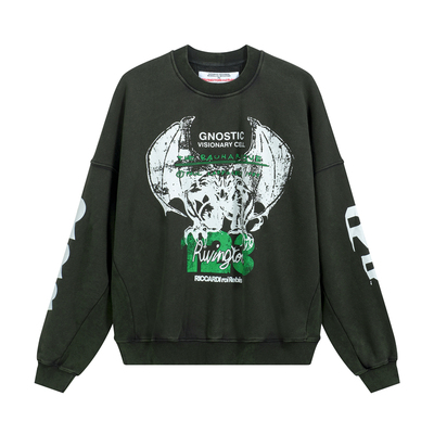 RRR123波士顿限定高街圆领卫衣潮