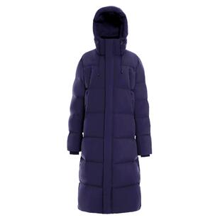 黑金400克95%铂金白鸭绒男女同长款2024新款连帽冬季黑科技羽绒服