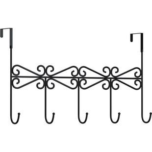 居家家挂钩门后挂衣架不伤门免打孔书包收纳架衣服挂架壁挂衣帽钩