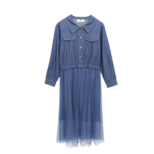 胖女孩2019春夏新品妹妹mm连衣裙1