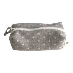 ins韩系风超火简约风波点大容量笔袋高颜值便携学生文具袋化妆包