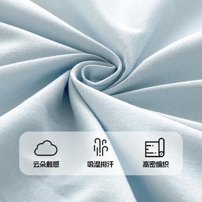 A类床单单件纯棉100全棉四季通用单人高端纯色床笠被单床套罩新款