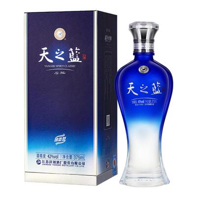 洋河天之蓝42度375ml白酒