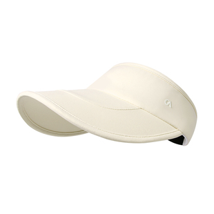 CACUSS帽子女夏季防晒帽冰丝空顶帽户外运动透气跑步骑行遮阳帽男