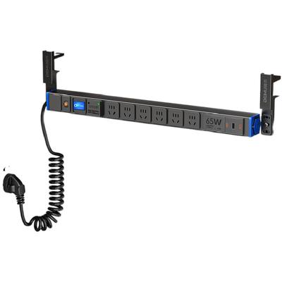 德木升降桌弹簧线pdu夹桌插座USB