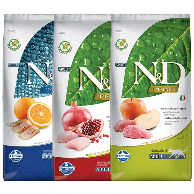 法米娜猫粮鸡肉石榴鲱鱼甜橙5kg