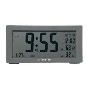 丽声小闹钟家用桌面数字电子时钟摆台式钟表时间显示器2026新款