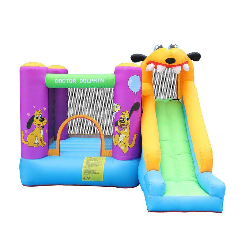 博士豚儿童充气城堡家用室内外蹦蹦床滑滑梯跳床充气堡玩具屋球池