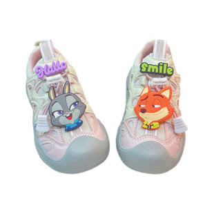 女童时尚卡通运动鞋春秋新款女孩轻便跑步软底幼儿童女款2026新款