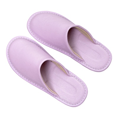 牛皮防臭家居拖鞋软底防滑