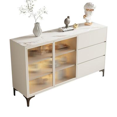 帕美迪轻奢实木餐边柜储物柜