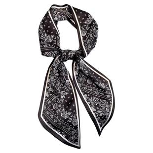 懒人丝巾小长条明星同款百搭西装衬衫围脖丝巾围巾护颈