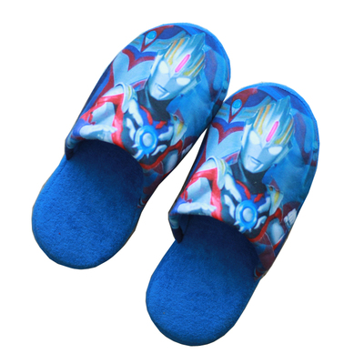 奥特曼秋冬防滑3-16儿童棉拖鞋