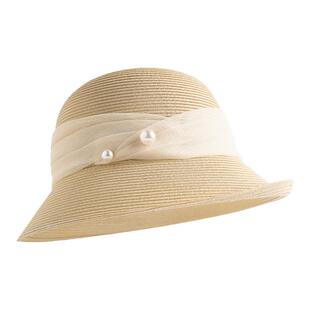 帽子2026正流行女新款草帽海边法式卷边漂亮盆帽透气防晒太阳帽潮