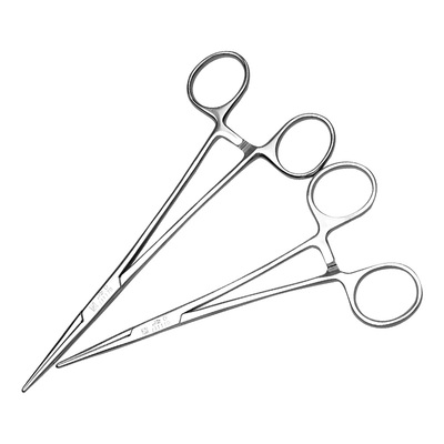 正品上海金钟止血直弯钳夹针钳
