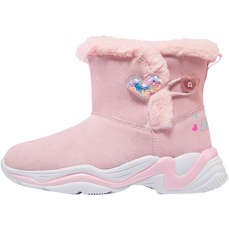 Skechers/斯凯奇正品当季新款女童休闲运动高帮保暖棉鞋