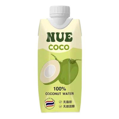 天然纯椰子水富含电解质补水