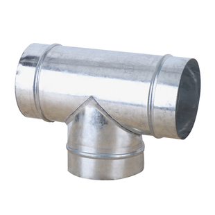 瞳行记铁皮三通T形油烟机排烟管风管Y型三通接头一分二换气扇分流