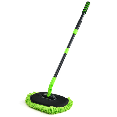 粗绒柱/大刷头/合金轻便洗车拖把