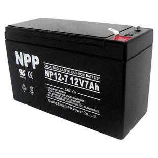 耐普NP12-7Ah蓄电池12V5 9 17 24 38 40 65 ahUPS 主机ftu 蓄电池