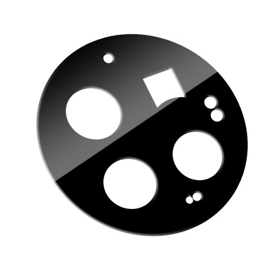 蓝猩适用vivoxFold3钢化镜头膜