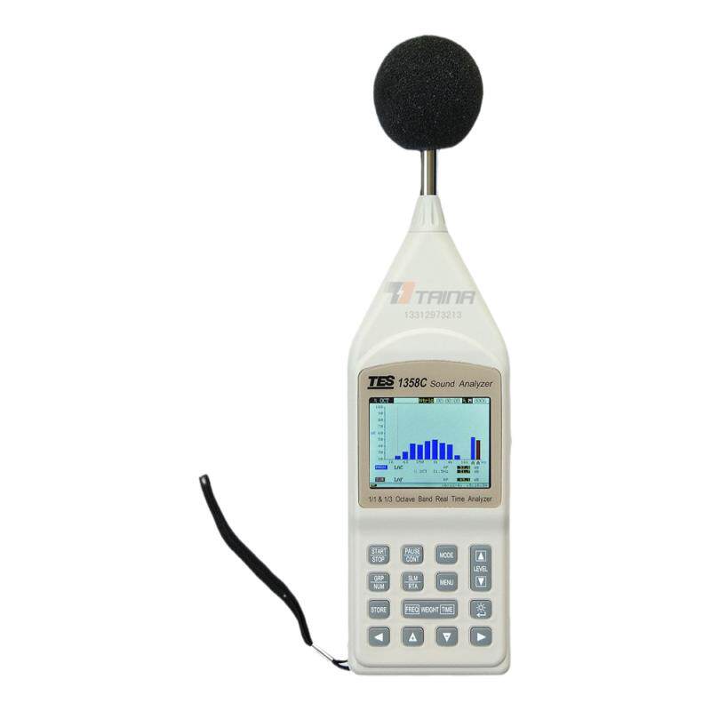 台湾泰仕TES-1358C 1/1 及 1/3 八音度噪音频谱分析仪原装正品