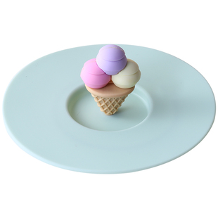 食品级杯盖硅胶盖子单买防尘玻璃杯子盖马克杯盖子单卖水杯盖通用