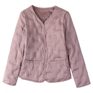 雅鹿加绒羽绒内胆女款2025新款秋冬修身保暖羽绒服时尚内外可穿