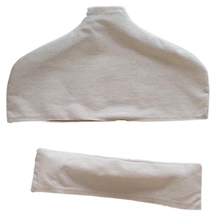 服装店衣服棉布防滑衣架布套防滑套棉麻防尘布罩无痕撑子定制外罩