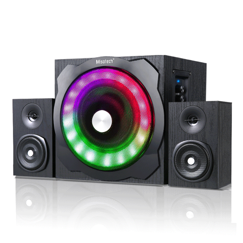 明碩S600電腦音響臺式家用2.1有源超重低音炮多媒體藍牙電視音箱