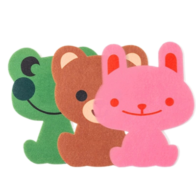 自粘马桶除臭贴卡通毛毡马桶贴纸浴室防水香薰除异味座便器装饰贴