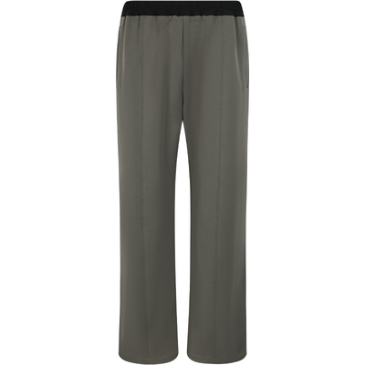 lezora拼接针织中缝直筒休闲裤