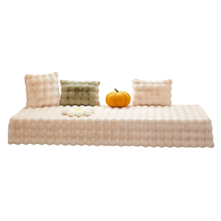 飘窗垫2025新款飘窗毯窗台垫四季通用轻奢阳台垫子兔毛绒坐垫沙发