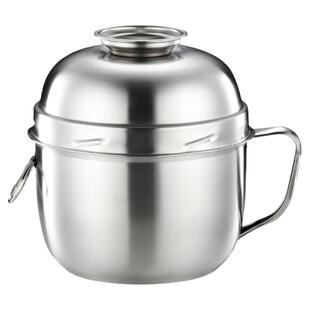 304不锈钢快餐杯圆形饭缸学生上班族食堂打饭专用大号加厚泡面碗