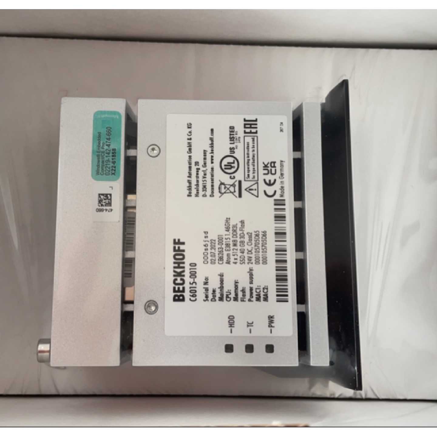 德国倍福 beckhoff C6015-0010 单核 双核 四核 都有