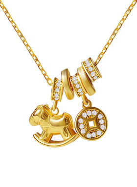 宫里上新S925银瑞马纳财项链