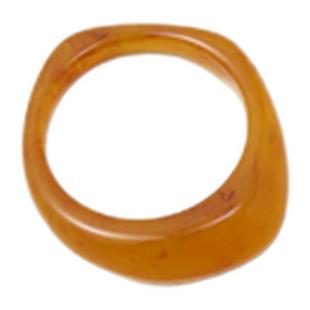 小众独特异形树脂戒指冷淡开口显摆开口铜电镀搭配百搭戒指指环女