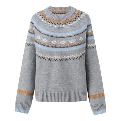 ESPRIT复古费尔岛提花套衫