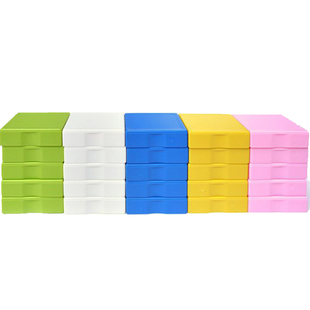 马赛克光板积木大颗粒儿童益智拼装玩具配件平面数字字母方块光面