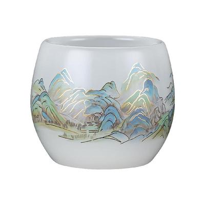 支持刻字定制！高档品茗杯单个