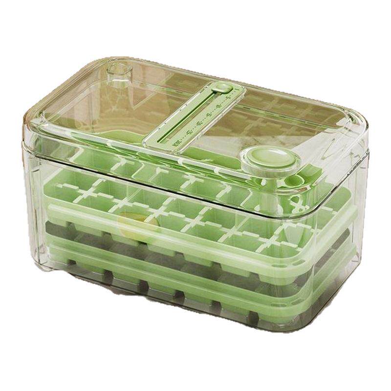 冰块模具食品级冰格按压盒冻制冰模型家用自制带盖储存冰箱神器