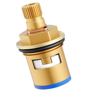 水龙头阀芯厨房单冷热通用快开三角阀水龙头内芯全铜陶瓷配件大全