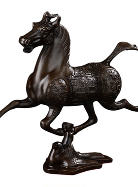 黄铜紫铜仿古办公室桌面摆件