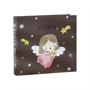 twinklekids4寸相册大容量儿童成长活页插页式宝宝出生礼物影集