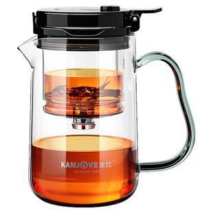 金灶TP-901全玻璃内胆飘逸杯泡茶壶一键自动出水茶水分离泡茶神器