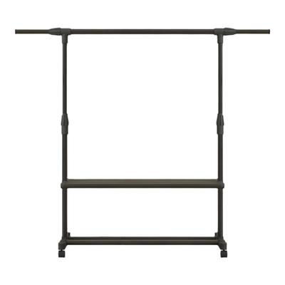 简易卧室晾衣架落地收纳