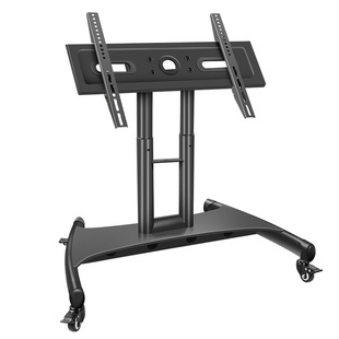 电视支架落地矮移动推车舞台主席台会议反看俯仰角支架32-100英寸