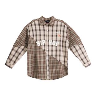 CBXLAB街舞潮牌秋冬摩卡奶棕美式套装氛围感慵懒上衣嘻哈运动裤潮